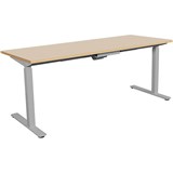 EVERYDAY ELECTRIC SIT TO STAND STRAIGHT DESK 1800 X 750MM BEECHSILVER