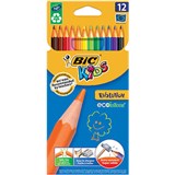 BIC KIDS EVOLUTION COLOURING PENCIL ASSORTED PACK 12
