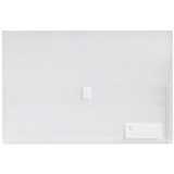 MARBIG POLYPICK DOCUMENT WALLET FOOLSCAP CLEAR