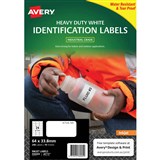 AVERY 936069 J4773 HEAVY DUTY INKJET LABELS 24UP WHITE PACK 10