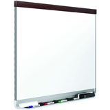 QUARTET PRESTIGE2 WHITEBOARD MAGNETIC 895 X 635MM MAHOGANY FRAME