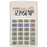 SHARP EL231L BASIC FUNCTION 8 DIGIT CALCULATOR WHITE