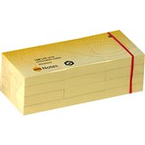 MARBIG REPOSITIONAL NOTES 100 SHEET 40 X 50MM YELLOW PACK 12