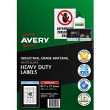AVERY 959070 L4778 HEAVY DUTY LASER LABELS 48UP WHITE PACK 25