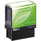 COLOP 20 GREEN LINE SELFINKING MESSAGE STAMP COPY 14 X 38MM RED