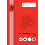 OLYMPIC E048 EXERCISE BOOK UNRULED 55GSM 48 PAGE A4