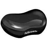 FELLOWES GEL CRYSTALS FLEX WRIST REST BLACK