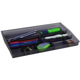 ITALPLAST DRAWER TIDY 8 COMPARTMENT TINTED SMOKE