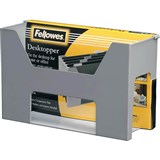 FELLOWES ACCENTS DESKTOPPER WITH FILES AND TABS GREY