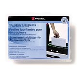 REXEL SHREDDER OIL SHEETS PACK 12