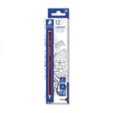 STAEDTLER 110 TRADITION GRAPHITE PENCILS 3B BOX 12