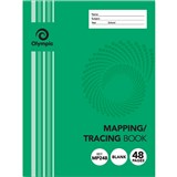 OLYMPIC MP248 MAPPINGTRACING BOOK BLANK 55GSM 48 PAGE 225 X 175MM