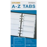 DEBDEN DAYPLANNER PR2001 PERSONAL EDITION REFILL AZ TABS PERSONAL SIZE