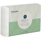 REGAL ECONOMY INTERLEAVED HAND TOWEL 220 X 230MM 150 SHEETS