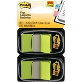 POSTIT 680BG2 FLAGS BRIGHT GREEN TWIN PACK 100