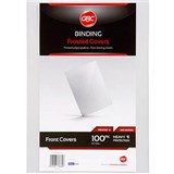 GBC IBICO BINDING COVER 300 MICRON A4 FROSTED PACK 100