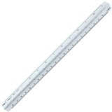 LINEX 322 TRIANGULAR SCALE RULER 300MM WHITE