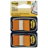 POSTIT 680OE2 FLAGS ORANGE TWIN PACK 100