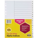 MARBIG INDEX DIVIDER PP AZ TAB A4 WHITE