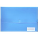 MARBIG POLYPICK DOCUMENT WALLET FOOLSCAP BLUE