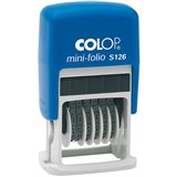 COLOP S126 MINIFOLIO SELFINKING NUMBERER STAMP 6 BAND 4MM BLACK
