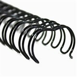 GBC WIRE BINDING COMB 34 LOOP 8MM A4 BLACK PACK 100