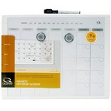 QUARTET BASICS CALENDAR BOARD 280 X 360MM WHITE FRAME