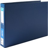 BANTEX RING BINDER PP LANDSCAPE 4D 38MM A3 BLUE