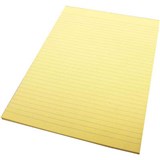 QUILL RULED BOND PAD 70GSM 50 LEAF A4 YELLOW