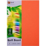 QUILL XL MULTIBOARD 210GSM A4 ORANGE PACK 50