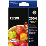 EPSON 200XL INK CARTRIDGE HIGH YIELD VALUE PACK BLACKCYANMAGENTAYELLOW
