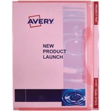 AVERY 47923 PROJECT FILE A4 20 SHEETS RED
