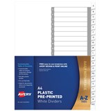 AVERY 85622 L7411AZ DIVIDER AZ INDEX TABS A4 WHITE