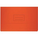 BANTEX DOCUMENT WALLET 230GSM FOOLSCAP ORANGE