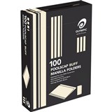 OLYMPIC MANILLA FOLDER FOOLSCAP BUFF 163GSM BOX 100