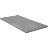 GO STEEL EXTRA SHELF 900 X 390MM WITH 4 CLIPS GRAPHITE RIPPLE