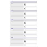 DEBDEN DAYPLANNER KT3002 PERSONAL EDITION REFILL TELEPHONEADDRESS 120 X 81MM