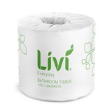 LIVI BASICS TOILET TISSUE 1PLY 1000 SHEET CARTON 48