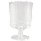 CAPRI WINE GLASS PLASTIC 62ML PACK 10
