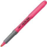 BIC BRITELINER GRIP HIGHLIGHTER PEN STYLE CHISEL PINK BOX 12
