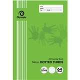 OLYMPIC D146I EXERCISE BOOK 14MM DOTTED THIRDS 55GSM 64 PAGE A4