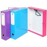 MARBIG BOX FILE HEAVY DUTY 75MM FOOLSCAP BLUE