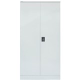 GO STEEL GO SWING DOOR CUPBOARD 4 SHELVES 2000 X 910 X 450MM SILVER GREY