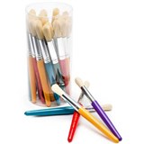EDUCATIONAL COLOURS JUMBO PAINT BRUSHES PACK 30