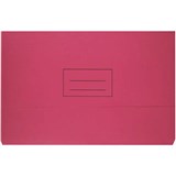 BANTEX DOCUMENT WALLET 230GSM FOOLSCAP PINK