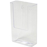 DEFLECTO BLUEPRINT BROCHURE HOLDER WALL MOUNT DL CLEAR