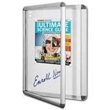 VISIONCHART NEO WHITEBOARD NOTICE CASE HINGED DOOR 1 LOCK 600 X 400MM