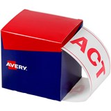 AVERY 932608 STATE IDENTIFICATION LABELS ACT 100 X 1504MM WHITE PACK 500