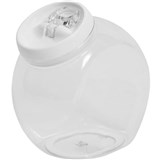 CONNOISSEUR FLIPTITE CANISTER ROUND 47 LITRE CLEAR