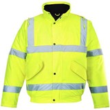 PORTWEST S463 HIVIS BOMBER JACKET YELLOW XS